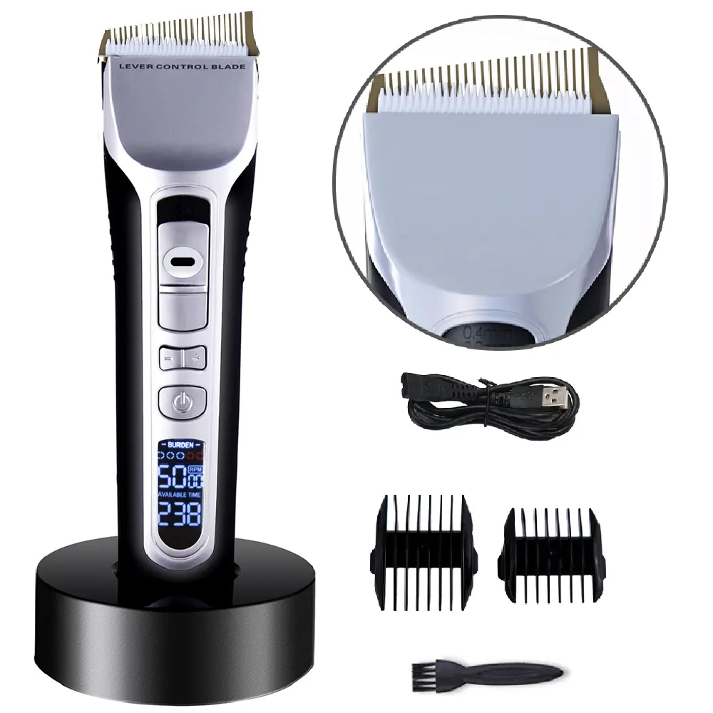 Silent electric hair clipper accessories guards hair trimmer set for barbers