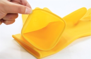 الطبيعية للماء ممدود سميكة اللاتكس التنظيف المنزلية سلامة العمل قفازات من الجلد - Product Image 5