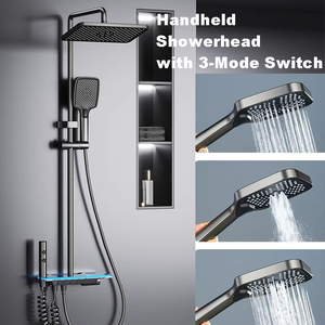 Luxuriöses Modernes Badezimmer-Duschset mit Intelligenter LED-Anzeige Badewannen-Armatur Duschset - Product Image 3