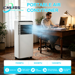 Unidad de Aire Acondicionado Portátil de 9000 BTU, Aire Acondicionado Móvil R290, Ahorro de Espacio para Apartamentos, Mercado Mexicano, Instalación Fácil sin Herramientas - Product Image 2