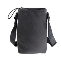 Sac de téléphone intégré personnalisé MAY ZOO avec bouteille d'eau, en nylon, fermeture éclair, unisexe, pour cyclisme, bandoulière, pochette étanche pour extérieur