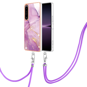 เคสโทรศัพท์ลายหินอ่อนโครเมียม,เคสแฟชั่นพร้อมสายคล้องสำหรับ Sony Xperia 1 IV,สำหรับ Xiaomi POCO X4 PRO 5G - Product Image 4