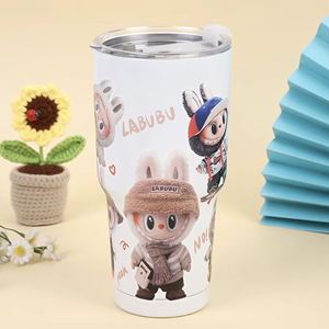 Daji Hydro 30Oz Roestvrij Staal Vacuüm Thermos Labubu Trending Design Met Cartoon Capibara Geïsoleerde Beker Groothandel - Product Image 4