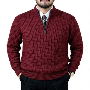 Pull en tricot à col en V pour homme, couleur unie, manches longues, couleur marron, pull d'automne, 100% acrylique, coupe classique, unisexe, homme, femme, streetwear - Product Image 2