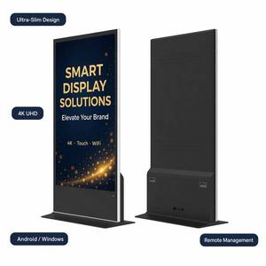 Tótem Publicitario Ultrafino 4k UHD <span class=keywords><strong>para</strong></span> Soluciones de Pantallas Inteligentes, Gestión Remota, Señalización Digital Comercial con Sistema Operativo Android - Product Image 1