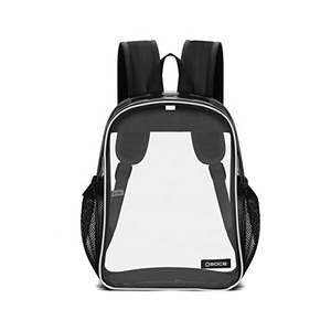 Custom Promotion Beach <strong>Holiday</strong> Small Bagpack Waterproof Leisure Back Pack Bag Pvc Transparent Clear Stadium <strong>Backpack</strong> With Logo - Product Image 1