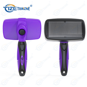 Cepillo de aseo para mascotas, herramienta de limpieza, peine para mascotas, depilación con nudo abierto, peine eliminador de pelo para perros - Product Image 3