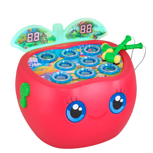 Machine de <span class=keywords><strong>jeu</strong></span> d'arcade Hammer the Gopher à double marteau, <span class=keywords><strong>jeu</strong></span> de puzzle pour enfants, <span class=keywords><strong>jeu</strong></span> de frappe électrique lumineux, console de <span class=keywords><strong>jeu</strong></span> parent-enfant - Product Image 3