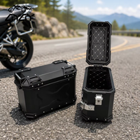 Boîte latérale de moto en aluminium AYAY 30L 38L, sacoche arrière, valise pour la modernisation et la mise à niveau