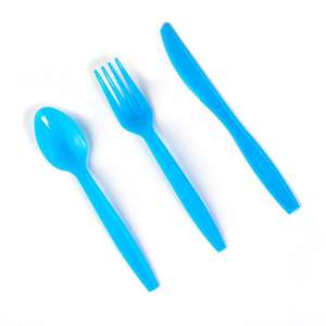 Fabrieksgemaakte gouden besteklepels, wegwerplepels, gouden plastic vorken, gouden plastic bestekset voor bruiloften, plastic bestek - Product Image 4