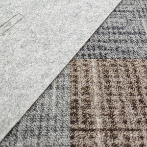 High End Office Carpet Tile Wear Resistant Grid Striped Modular Square Carpet For Business Reception Conference Room - Product Image 4