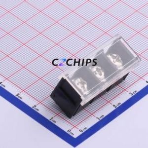 KF58S-10.0-3P Barrier Terminal Block Through hole Component (THT),P=10mm Connector With Cover Plate 10mm 1x3P Straight Pin - Product Image 1