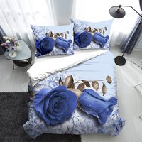 Ensemble de literie 4 pièces pour lit queen size, ensemble de couette pour 4 saisons