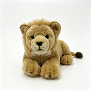 Peluche Realista de León Macho, Juguete de Peluche de León Salvaje Realista, Muñeco de Peluche de León Cachorro, Logotipo Personalizado OEM, Venta al por Mayor para Regalo de Zoológico - Product Image 3