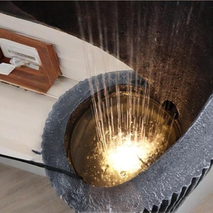 Vente en gros <span class=keywords><strong>de</strong></span> <span class=keywords><strong>fontaine</strong></span> d'eau <span class=keywords><strong>extérieure</strong></span> avec cascade <span class=keywords><strong>de</strong></span> décoration <span class=keywords><strong>de</strong></span> <span class=keywords><strong>jardin</strong></span> sur pied <span class=keywords><strong>de</strong></span> forme géométrique en spirale avec lumières LED pour la décoration <span class=keywords><strong>de</strong></span> la pelouse et du patio - Product Image 2