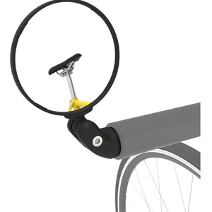 Espejo retrovisor para bicicleta, lente acrílica, soporte giratorio de 360 ​​grados para manillar, para bicicletas de montaña, con llave incluida - Product Image 2