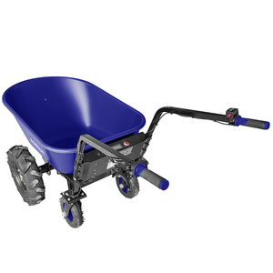 Chariot à roues <span class=keywords><strong>électrique</strong></span>s à 4 roues, mini chargeur frontal, capacité de charge de 150 kg, capacité de la benne de 250 kg, chariot <span class=keywords><strong>électrique</strong></span> avec moteur, construction en acier - Product Image 2