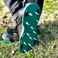 Chaussures aératrices de pelouse pour une aération efficace du sol dans le patio, la cour et les prairies