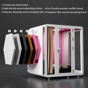Nouveau <span class=keywords><strong>design</strong></span> cabine téléphonique <span class=keywords><strong>studio</strong></span> d'enregistrement enregistrement cabine de conférence audio <span class=keywords><strong>studio</strong></span> d'enregistrement de bureau préfabriqué - Product Image 5