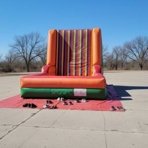 Muro Inflable de Araña con Velcro y Trajes de Salto - <span class=keywords><strong>Juego</strong></span> para Eventos Escolares y Carnavales al Aire Libre - Product Image 4