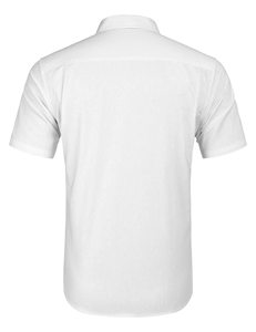 Camisas Guayaberas Cubanas de Alta Calidad para <span class=keywords><strong>Hombre</strong></span>, Manga Corta, Tallas Grandes, Casuales, con Botones, de Algodón, para Playa o Boda - Product Image 3