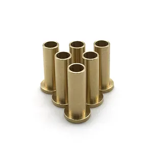 Hot Sale DIN7340 Brass Hollow Tubular Rivet For Brake Lining