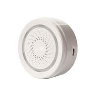Tuya lampu suara WiFi rumah pintar Alarm tampilan OLED Android dioperasikan desain Bar Zigbee Sensor APP waktunya Flash bertenaga baterai