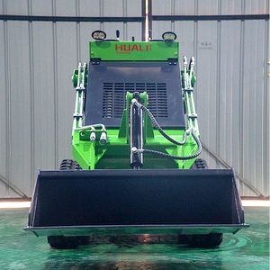 China Chargeuse Compacte diesel Skidsteer dengan Mulcher 1 Ton 1000kg Mini Mulcher Skid Steer - Product Image 2