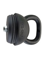 Kettlebell de compétition réglable en acier moulé, durable, avec logo et emballage personnalisés pour l'entraînement de force en salle de sport