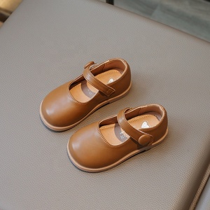 Scarpe in Pelle Stile Principessa Britannica per Bambine, Suola Morbida, Comode Scarpe Basse per Uso Quotidiano - Product Image 3