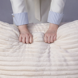 Hiện đại l-hình dạng sofa cắt thoải mái vải to sợi Fluffy vuông chân không nén thoải mái đồ nội thất phòng khách nén ghế - Product Image 3