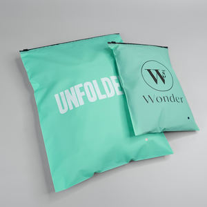 Bolsa de Polipropileno con Cierre Verde y Logotipo Impreso Personalizado, Bolsa de Plástico con Cierre para Ropa y Camisetas - Product Image 6