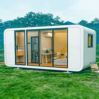 Maisonnette Apple Pod House moderne en aluminium, modulaire, écologique, durable, préfabriquée pour hôtel, resort, glamping, villa, atelier