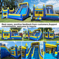 Grande Vente Château Fête Gonflable Aire de Jeux Toboggan Commercial Château Gonflable Toboggan pour Enfants