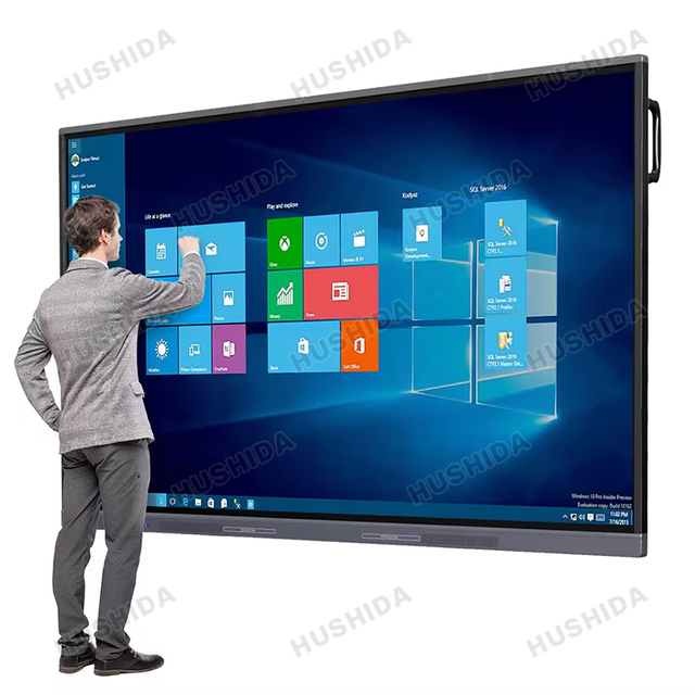 65 75 85 86 98 110 Inch Pen Finger Touch Interactive Flat Panel 4k Lcd Digital Interactive Smart Boards for Schools Teaching
