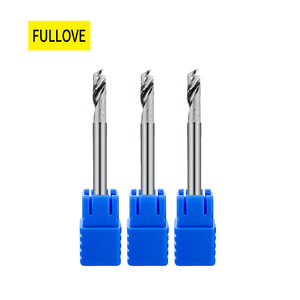 Single Flute Spiral Tungsten Carbide Milling Cutter Aluminum Router Bit CNC <strong>End</strong> <strong>Mill</strong> - Product Image 1