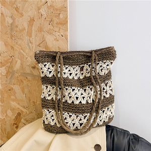 Light <strong>Luxury</strong> Classic Small Women Woven Tote Bags Lady Shoulder Hollow <strong>Out</strong> Hand Bags Brand Fashion Ladies Handbags - Product Image 5