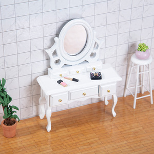 1:12 Échelle Bois Maison De Poupée Dressing Compteur Modèle Accessoire Miniature Simulation Meubles Chambre Tir Scène Ornement - Product Image 5