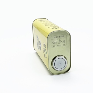 Latas de Metal Rectangulares de 1L para Aceite Comestible, de Calidad Alimentaria, Envases Vacíos para Aceite de Oliva con Impresión Offset - Product Image 4