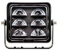 Luz de Advertencia de Seguridad para Zona de Arco de Montacargas de Alta Calidad, Luces de Punto Negro en Forma de U, Duraderas, 12-110V CC