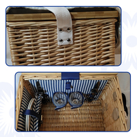 JY -- Été Rotin Grand Naturel Petit Ratta Pique-Nique Paniers Jouet Bas Vintage Pastèque Jouets Mini Pique-Nique Panier Wintop