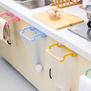 Wholesale <b>Storage</b> Rack Hanging Trash Rubbish Bag Holder <b>Cupboard</b> Cabinet Rag Hanger Can Bin <b>Kitchen</b> Accessories Gadget - Product Image 2