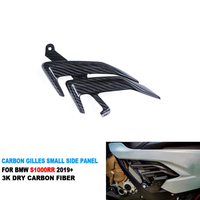 Cubierta de Rejilla Lateral Pequeña de Fibra de Carbono Seca 3K para Motor BMW S1000RR 2019-2025, Carenado Lateral de Motocicleta