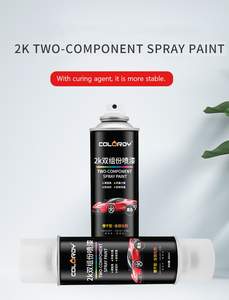 Pintura en Aerosol de Dos Componentes COLORDY 260ml 2k, Pintura de Reparación Automotriz de Secado Rápido con Alto Brillo, Colores <span class=keywords><strong>Blanco</strong></span>, Negro y Plateado - Product Image 3