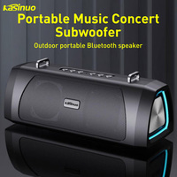 Haut-parleur Bluetooth portable sans fil mini puissant pour extérieur avec microphones, subwoofer stéréo de fête, compatible SD - Nouveauté Bombox 3, vente flash