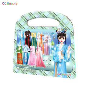 <span class=keywords><strong>Livre</strong></span> en papier cartonné personnalisé créatif DIY pour habiller les princesses avec jouets magnétiques pour réfrigérateur pour petites filles - Product Image 5