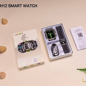 นาฬิกาสมาร์ทวอทช์ H12 สไตล์สปอร์ต สำหรับโทรออก วัดความดันโลหิต วัดออกซิเจนในเลือด วัดอัตราการเต้นของหัวใจ ตรวจสอบการนอนหลับ ดูแลสุขภาพ รองรับ Android หน้าจอ IPS สายยาง - Product Image 3