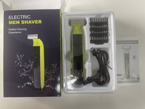 Recortadora de Pelo para <span class=keywords><strong>Hombre</strong></span>, Recargable por USB, Lavable, Afeitadora Eléctrica para <span class=keywords><strong>Piernas</strong></span> y Rostro, hasta 60 Minutos de Autonomía - Product Image 6