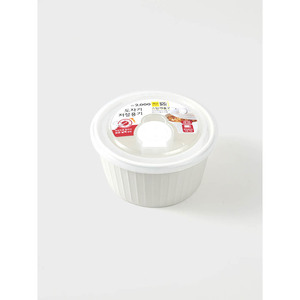 Contenitore in ceramica bianca da 300ml con coperchio in bambù, cibo secco sano e barattolo di spezie per cenare e conservare lo zucchero