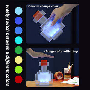 Batterie betriebene Erz lampe Mehrere Farben 3 Licht modi Nachtlicht funktion Spiel Peripherie Animation Derivat - Product Image 6